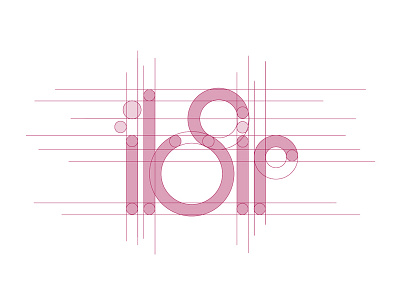 iksir • logo branding creative iksir illustrator line logo minimal pink potion type typogaphy vector