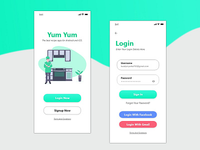 Login Screen app design graphic design illustration iphone mobile mockup ui ux