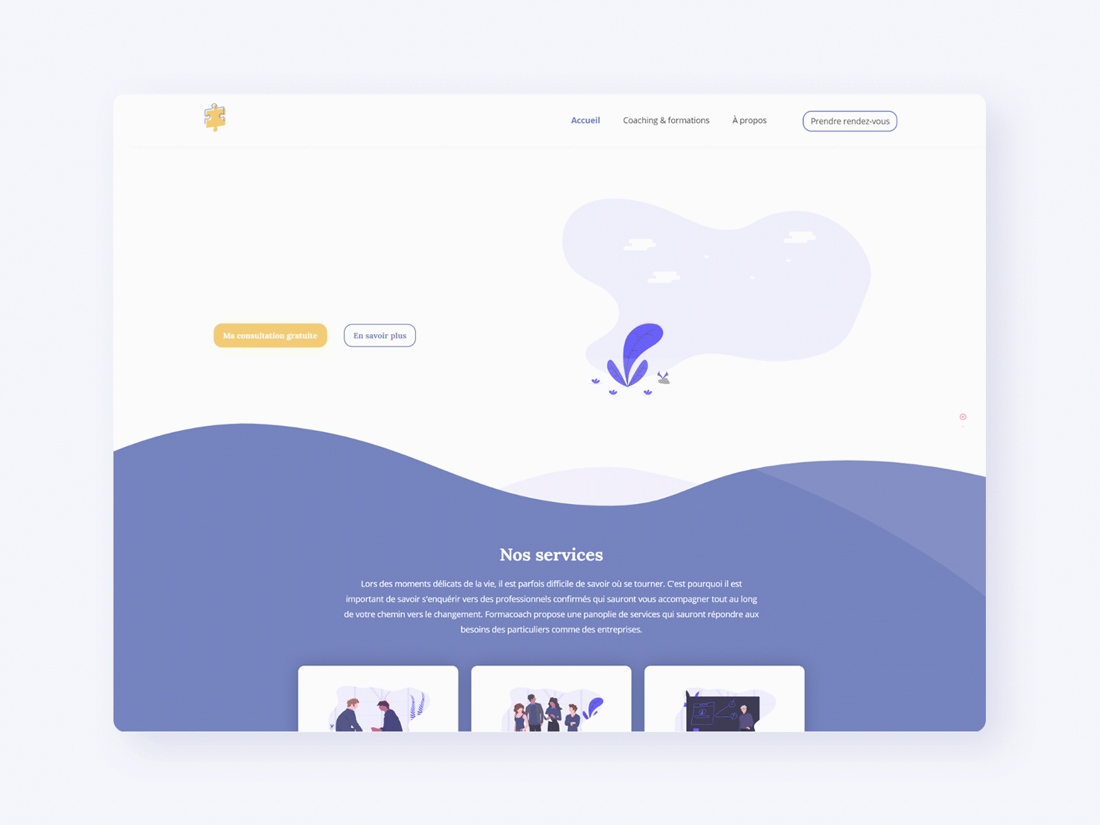 formacoach - landing page