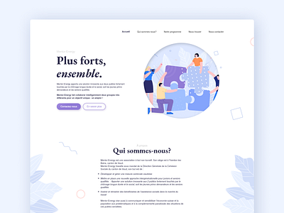 Mentor-Energy one pager coaching color color palette colorful concept design energy figma illustration landing page purple ui user interface ux uxui vector