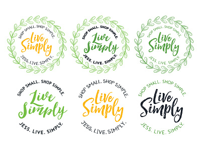 Etsy Shop Logo - Live Simply