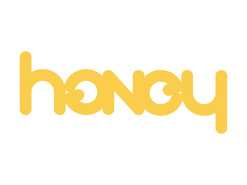 Honey Ambigram Logo - Rebound rebound honeybee honey ambigram ambigram logo