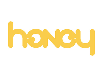 Honey Ambigram Logo - Rebound