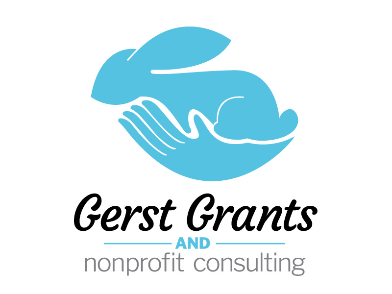 Gerst Grants - nonprofit bunny logo illustrated illustrator animal logo rabbit bunny nonprofit logo