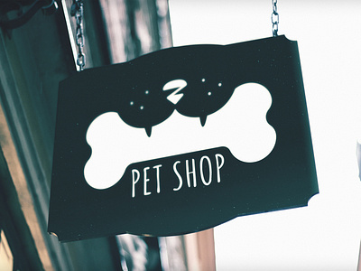 Logo design for pet shop