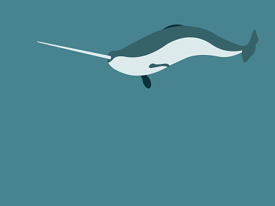 Narwhal visual art design fish illustration illustrator illustrators narwhal narwhale narwhals ocean sea sea animal sketch underwater unicorn vector vector art vectorart visual visual design