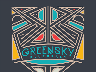 Greensky Bluegrass Admat band design gig poster graphic designer greensky bluegrass illustration music poster tour tour poster