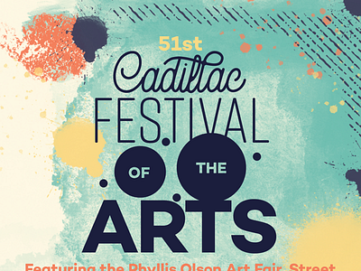 Cadillac’s Festival the Arts Logo and Brand Styling by Danielle Renwick ...