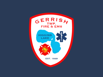 Fire Department Logo branding design fire department graphic designer logo logo designer michigan typography vector