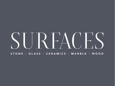 Surfaces Branding branding design illustration logo typography