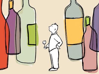 Sommelier Illustration