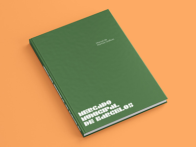 Barcelos Municipal Market — Brand Guideline Manual book branding design identity manual stencil typography