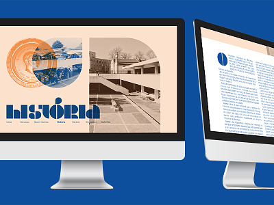 Barcelos Municipal Market — Website branding color design desktop fields grid identity organic stencil typography web design