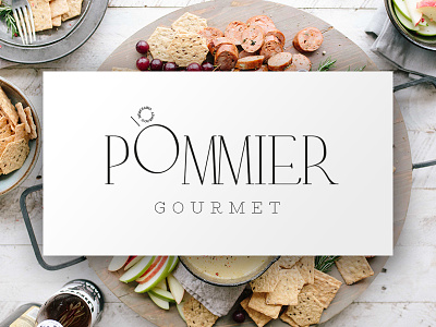 Pommier — Logo & Type Design branding food gourmet logotype restaurant typeface typography