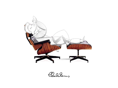 Eames , & the chair - #disegnato art chair design disegnato games