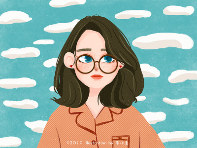 self-portrait design illustration