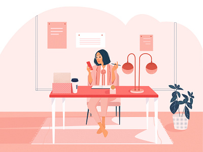 Women In The Workplace design illustration
