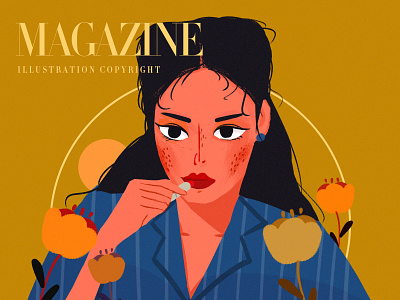 Magazine illustration web
