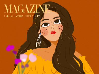 Magazine5 design illustration