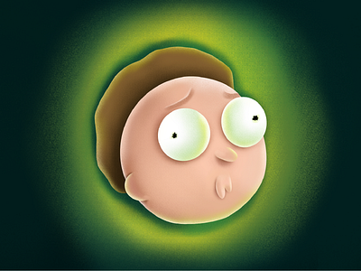 Morty (Rick And Morty) art artist artwork brush colors design digitalart illustration procreate