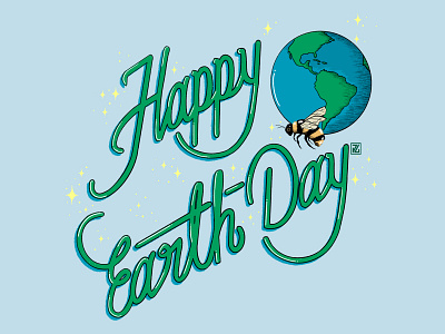 Happy Earth Day 2022 digital art doddle draw drawing graphic design handlettering illustration