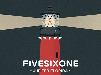 Jupiter Lighthouse illustration lighthouse