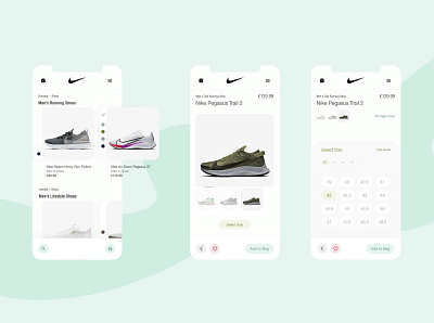 nike app app detail ecommerce multi color nike nike app shoes shop ui ux