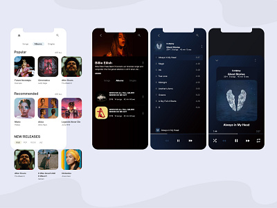 music streaming app