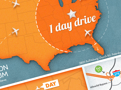 USA Map of Museum Location (full-size) airplane drive flying illustration map plane texture usa