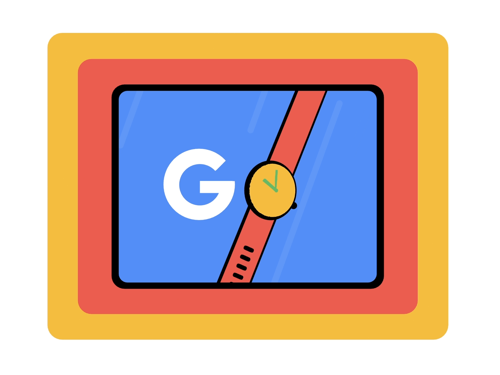 The Pixel Watch — About Time Google! 3d 3d animation animation design flat illustration interactive motion motion graphics motiondesign pixel spline ui video