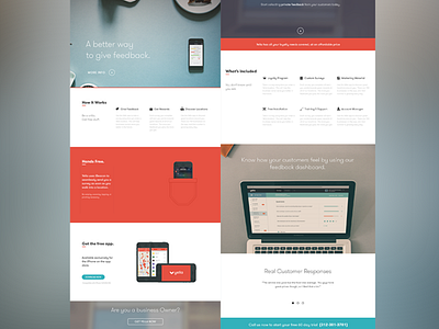 Feedback Site background blue blur clean flat icons images red simple site web