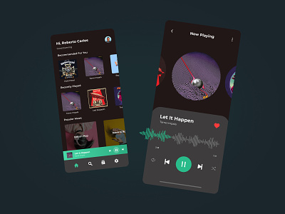 Apps Music UI Design