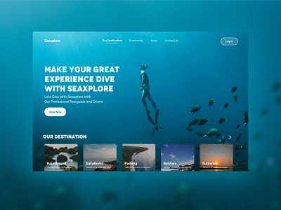 Dive Travel Website Seaxplore