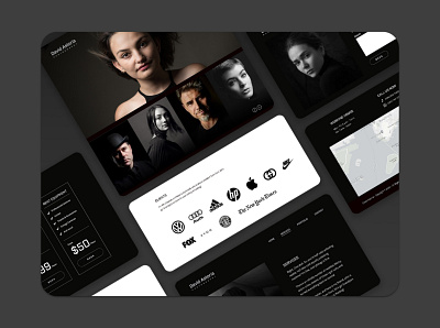 Photography Website interface design ui ui design ux web design