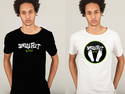 T-shirt design - Smelly Feet Records dj graphic design logo t shirt merchandise music t shirt t shirt design t shirt graphic