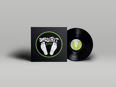 Smelly Feet Records cover artwork digipack dj graphic design music artwork