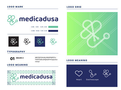 Medicadusa brand brand design brand identity branding branding design logo logo design logo design branding logodesign logos