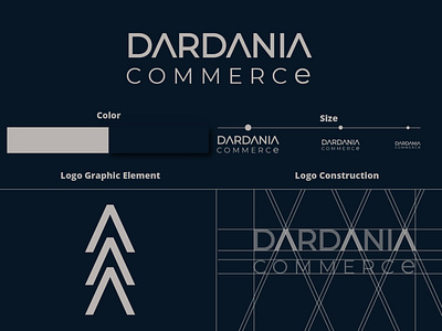 Dardania Commerce Design Concepts brand brand design brand identity branding branding design logo logo design logo design branding logodesign logos