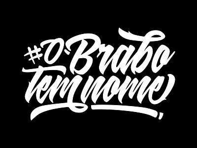 #obrabotemnome - MOVNI brushscript fashion hiphop lettering t shirt vector