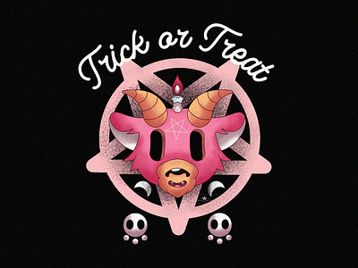 Pinky Trick or Treat anime characterdesign design digital art digitalart halloween illustraion illustration illustration art kids illustration oldschool photoshop postcard vector vector illustration