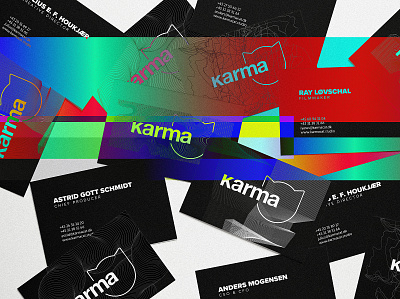 Throwback Monday - Visual Identity b2b business card business card design design experimental design gradients graphic design rebranding vector video production visual identity