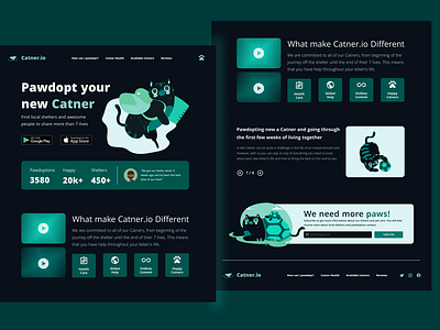 Catner.io Landing Page