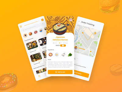 Ondemand Food Delivery Complete App UIUX