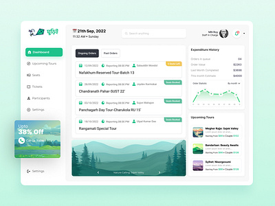 Ghuree Tour Management WebApp UI
