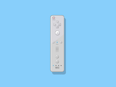 Wii Controller illustration vector