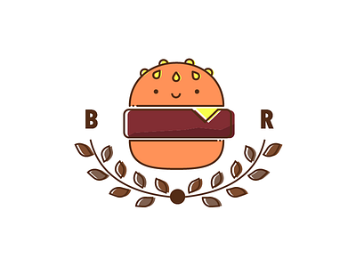 Bur icon Er burger design fastfood food hotdog icon illustrator tag