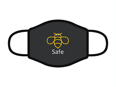 Be Safe! be safe covid 19 design facemask graphic design illustration