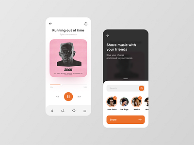 Music Share UI