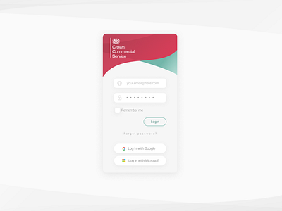 CCS login page