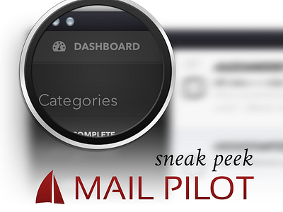 Mail Pilot for Mac Sneak Peek #1 app app store dashboard email inbox ipad iphone list mac mac app mac os x mail mail pilot message message list message view messages pilot reminder reminders ui ux